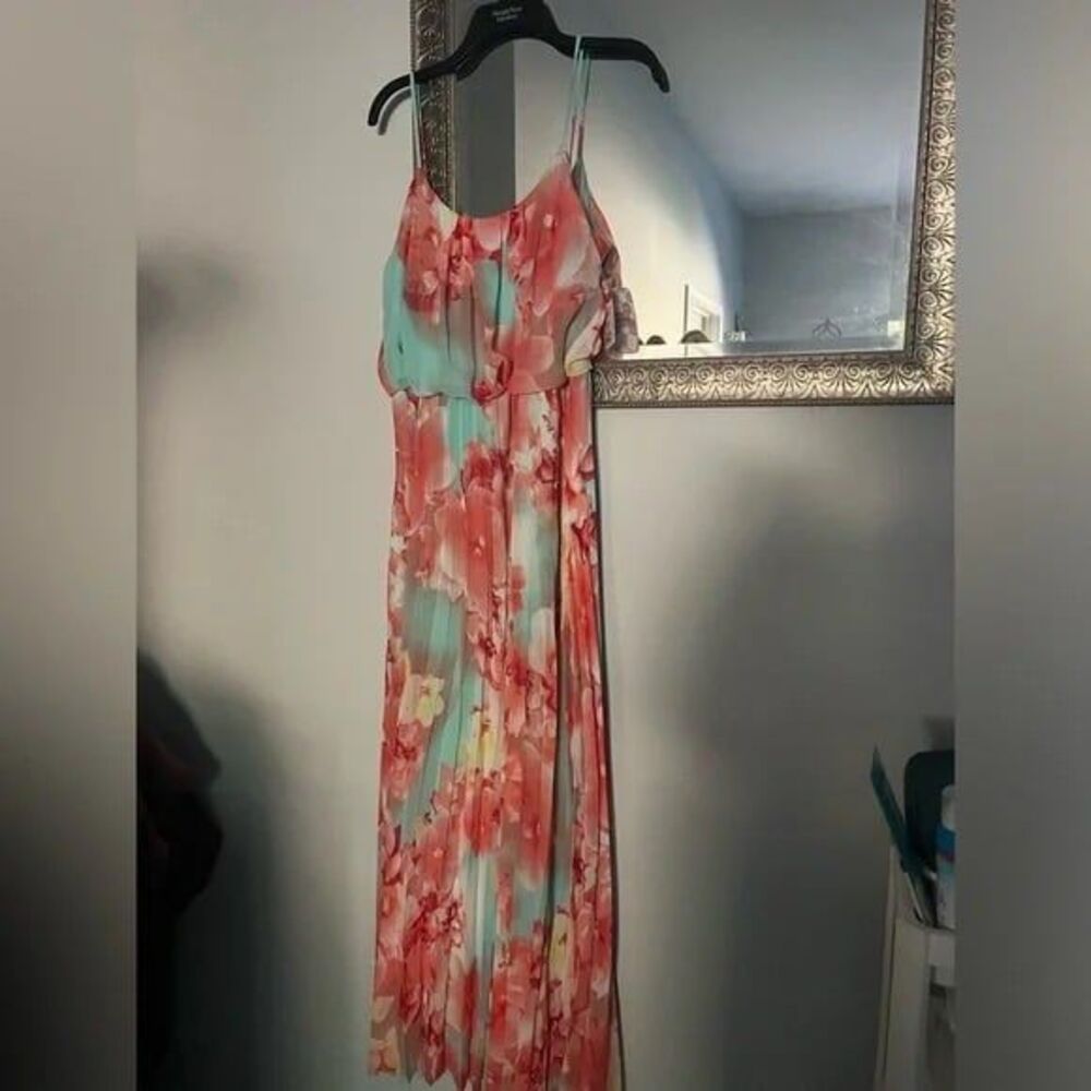 Bisou Bisou Spaghetti Strap Maxi dress- Brand New Size 12